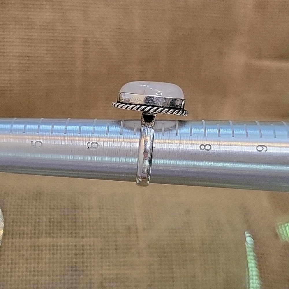 ROSE QUARTZ RING - Picture 4 of 5